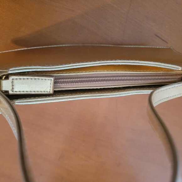 Y2K Gold Rhinestone Vine Baguette Shoulder Bag - Picture 3 of 4